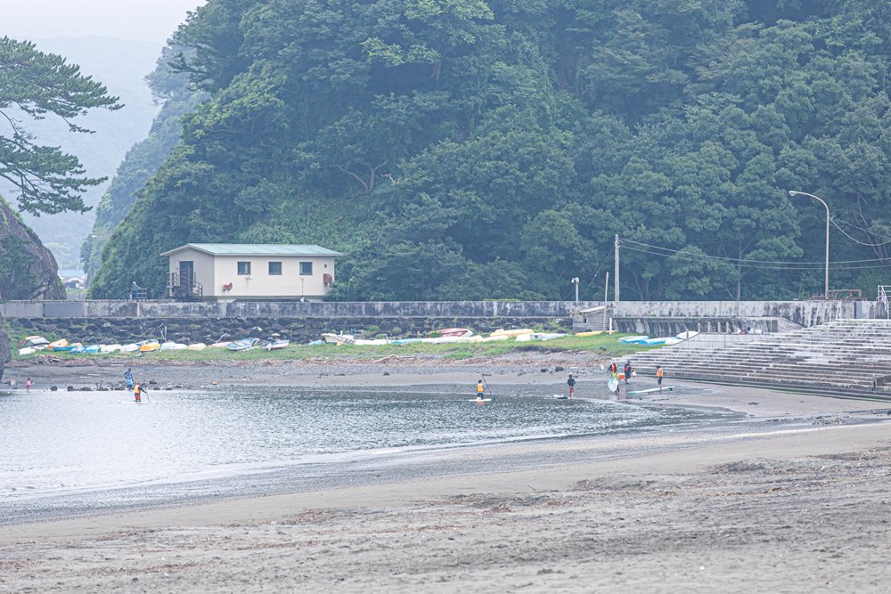 【松崎海水浴場】SUPが人気です。