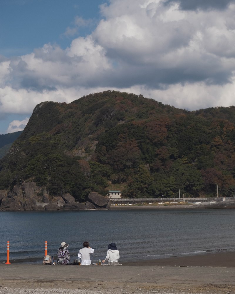 松崎海岸で秋の のんびりタイム