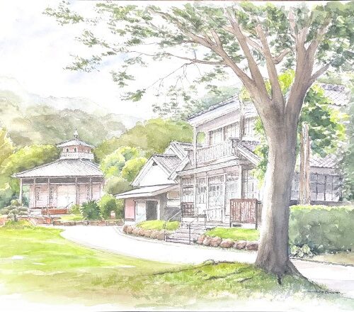 山水 松の木 鉛筆画 スケッチブック 1冊 2013年8月スケッチブック